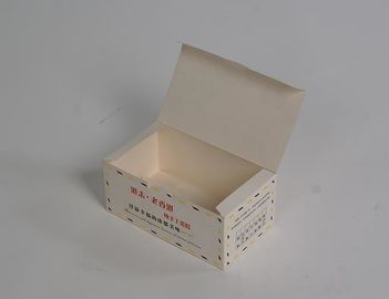 생분해 성 흰색 사탕 상자 CMYK 무광택 마감 처리