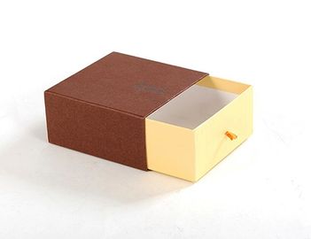 순수한 색깔 종이 서랍은 Kraft 서랍 상자 신발과 한 벌 패킹을 상자에 넣습니다