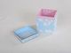 밝은 파란색 엄밀한 마분지 선물 상자 매트 소형 박판 표면