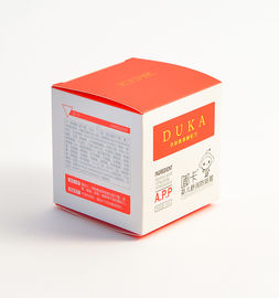 300gsm 상아빛 마분지 포장 상자 피부 관리 크림 빈 포장지 상자
